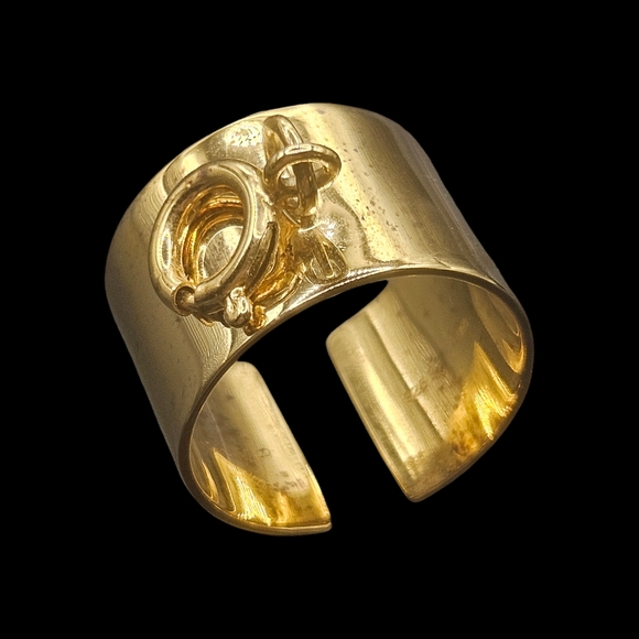 Gold Open Ring - Picture 7 of 9